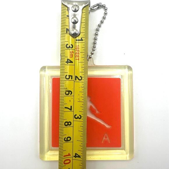 NIKE AIR JORDAN III 3 IV 4 RETRO OG JUMPMAN KEYCHAIN HANG TAG Orange - Picture 4 of 4